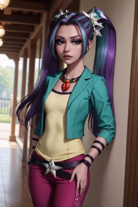 Aria Blaze My Little Pony Equestria Girls Rainbow Rocks v1.0 Stable Diffusion LoRA Civitai